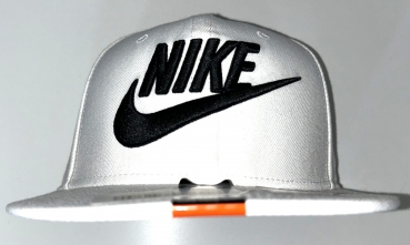Nike FLAT CAP weiß-schwarz