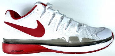 Nike Herren Tennisschuhe Zoom Vapor Carpet CPT Hallenschuhe weiß-rot